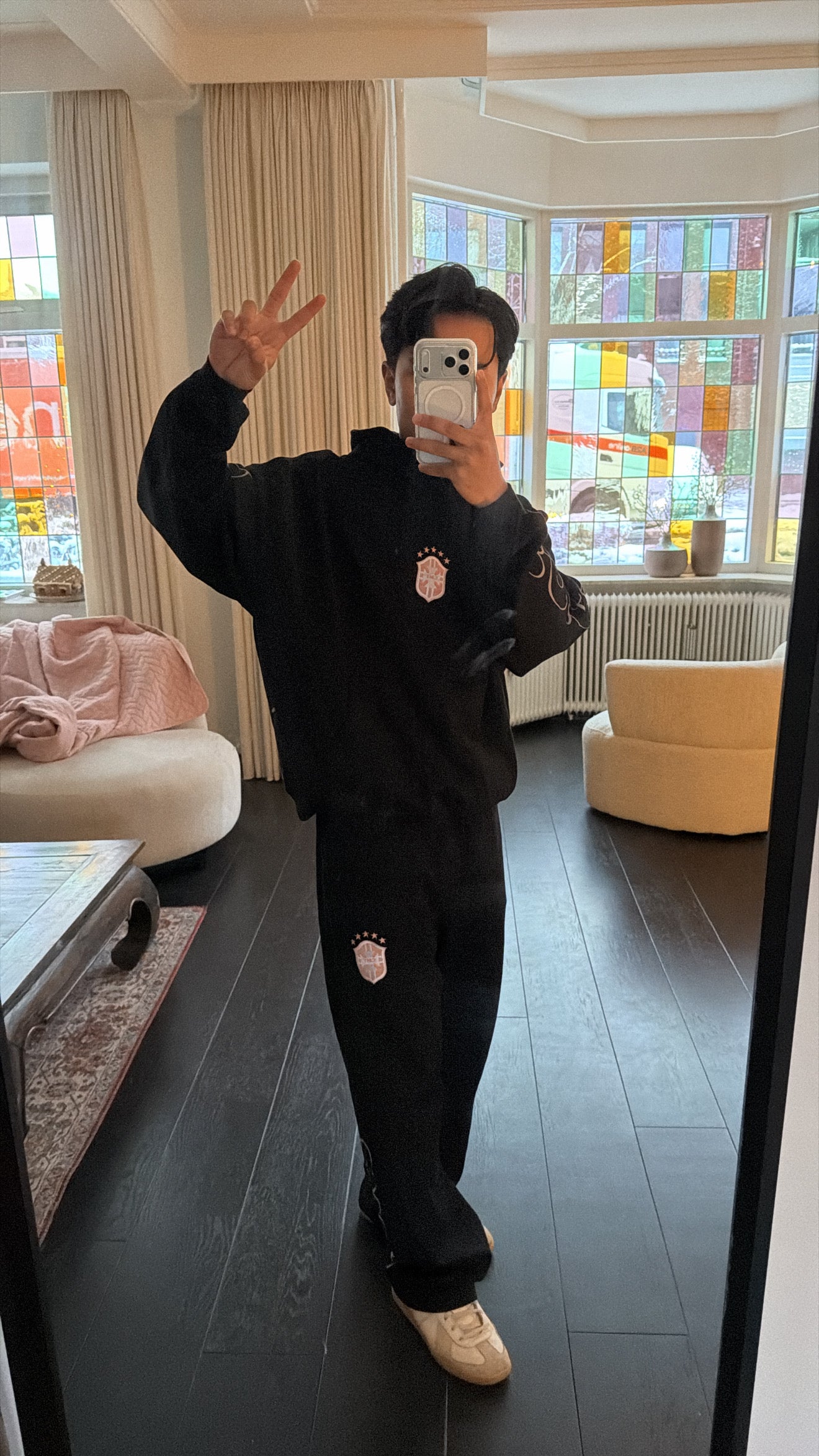 Brasil Black Hoodie